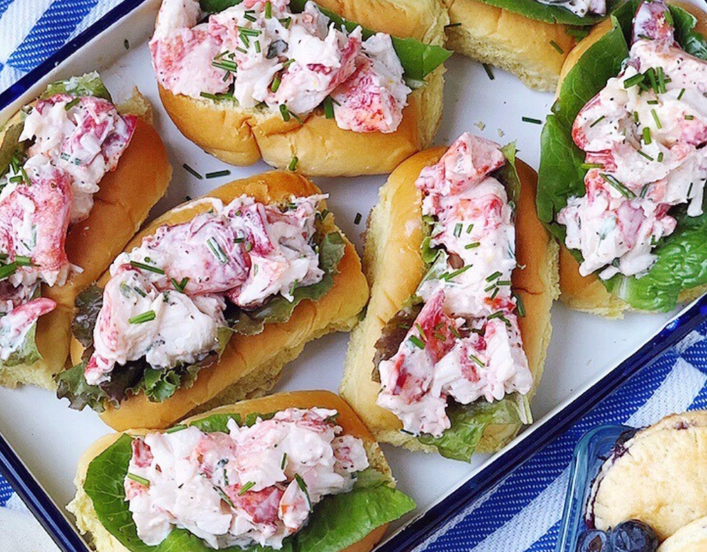 Lemon Thyme Lobster Rolls