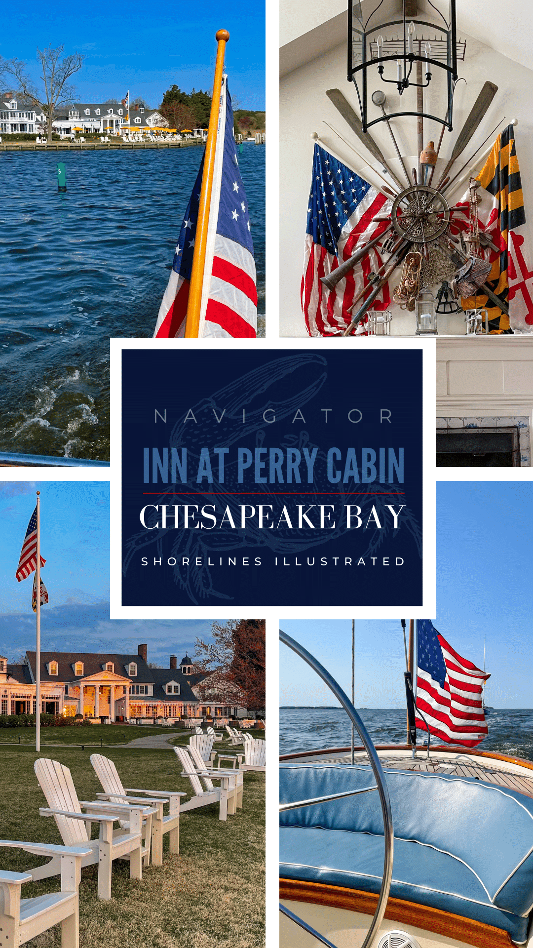 Sailing the Chesapeake Bay at the Inn at Perry Cabin in St Michaels, Maryland