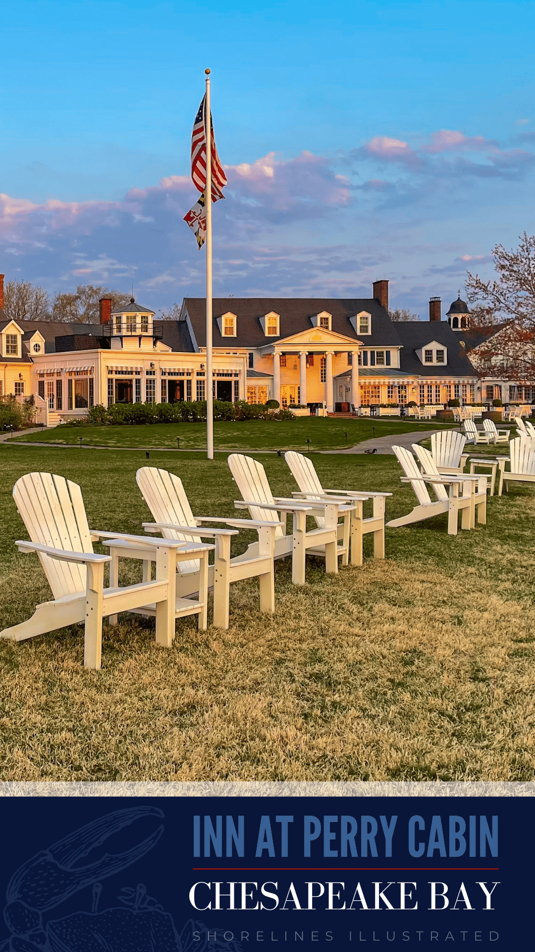 Sailing the Chesapeake Bay at the Inn at Perry Cabin in St Michaels, Maryland