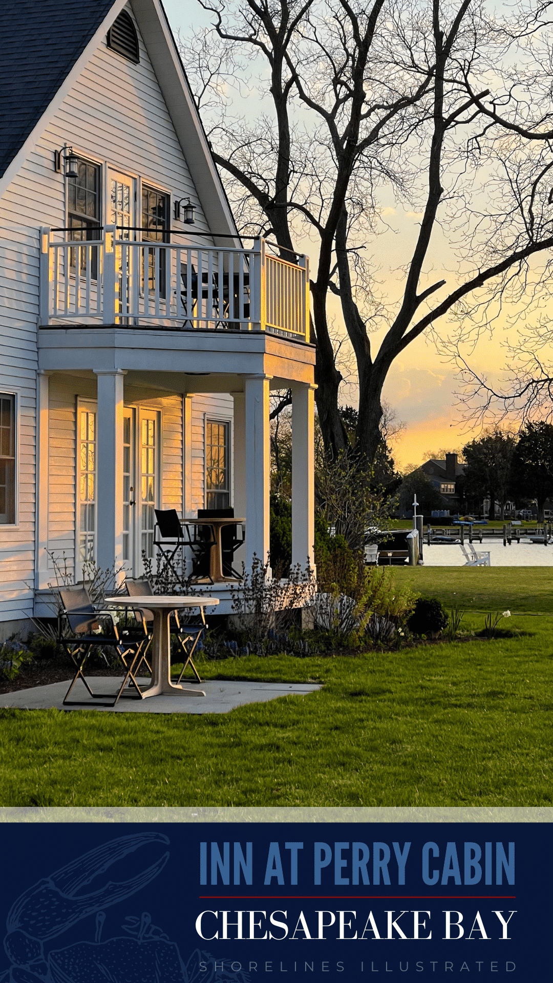 Sailing the Chesapeake Bay at the Inn at Perry Cabin in St Michaels, Maryland