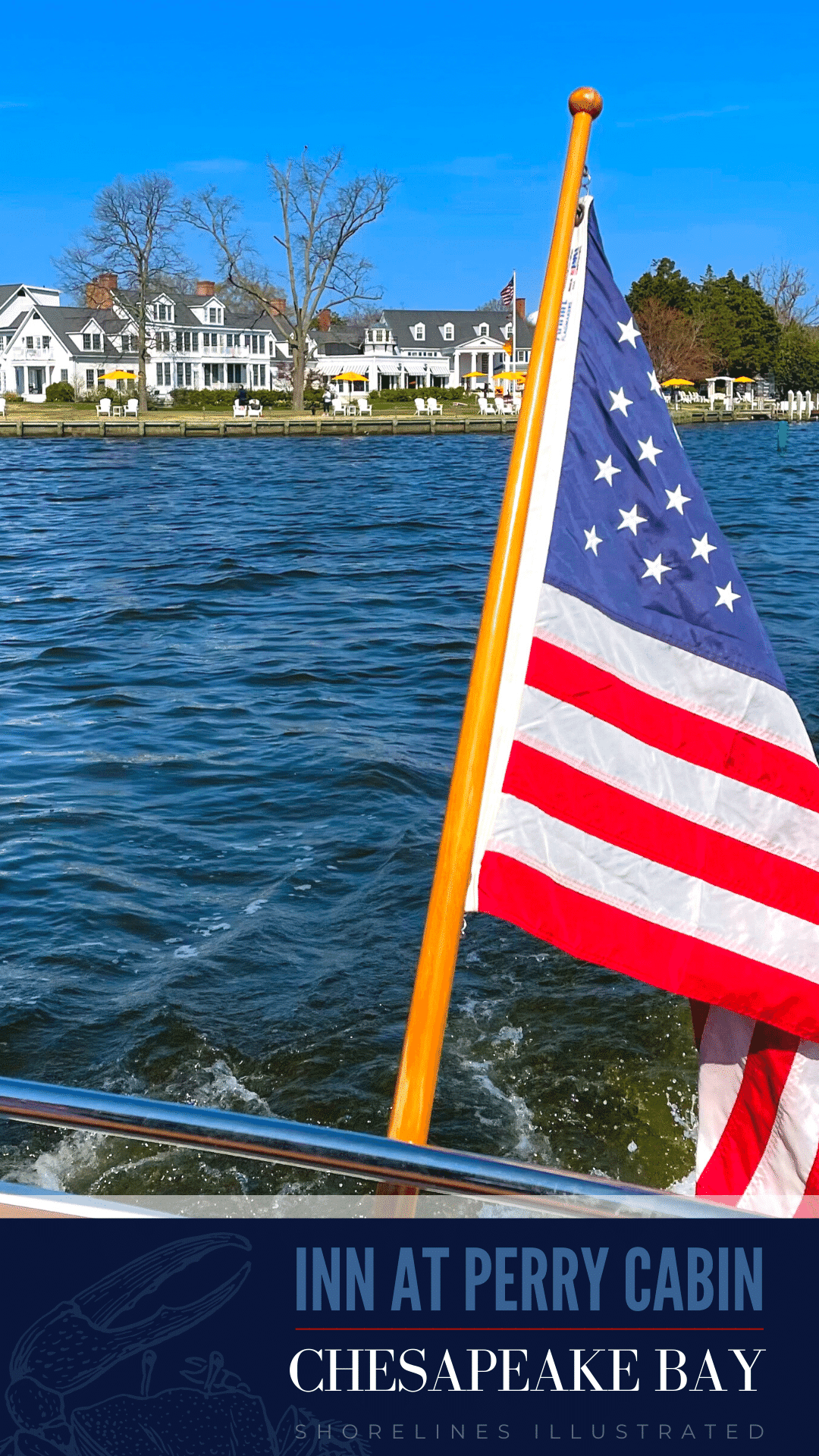 Sailing the Chesapeake Bay at the Inn at Perry Cabin in St Michaels, Maryland