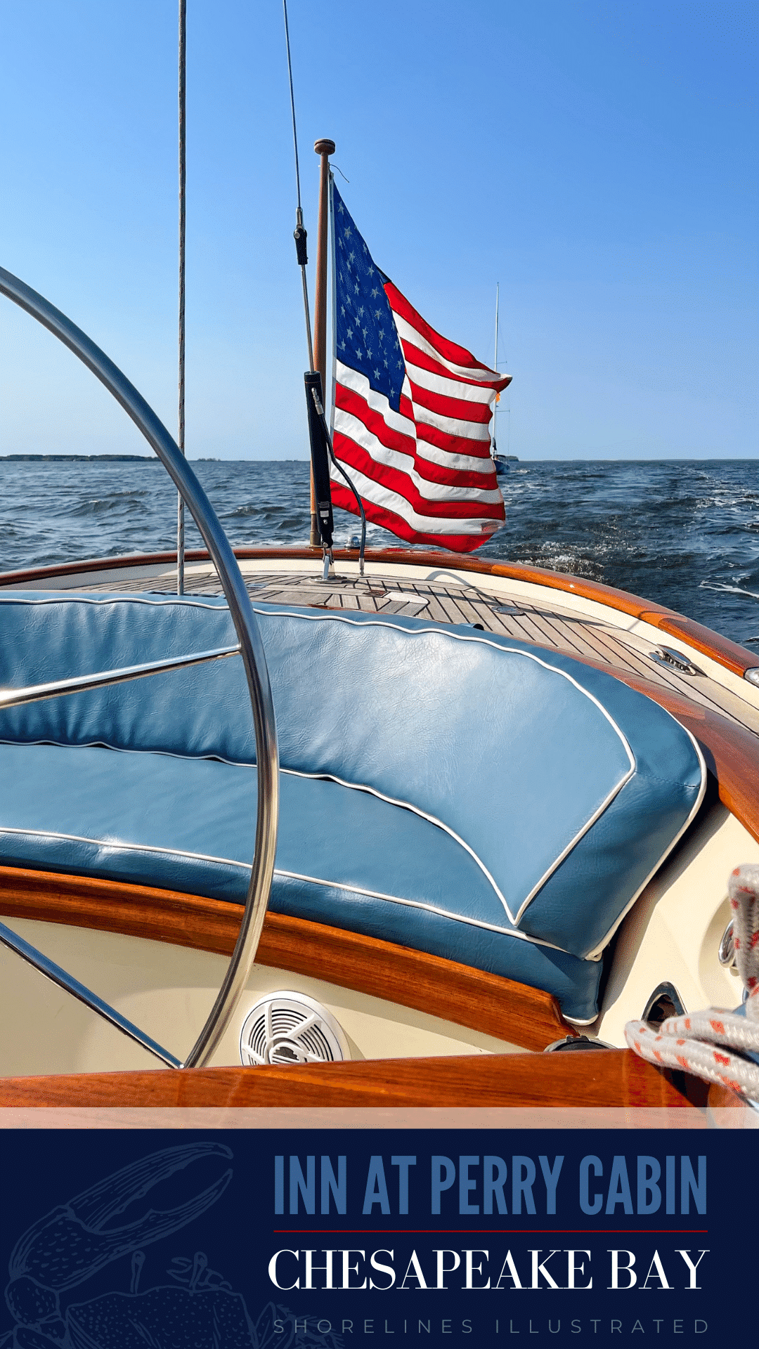 Sailing the Chesapeake Bay at the Inn at Perry Cabin in St Michaels, Maryland