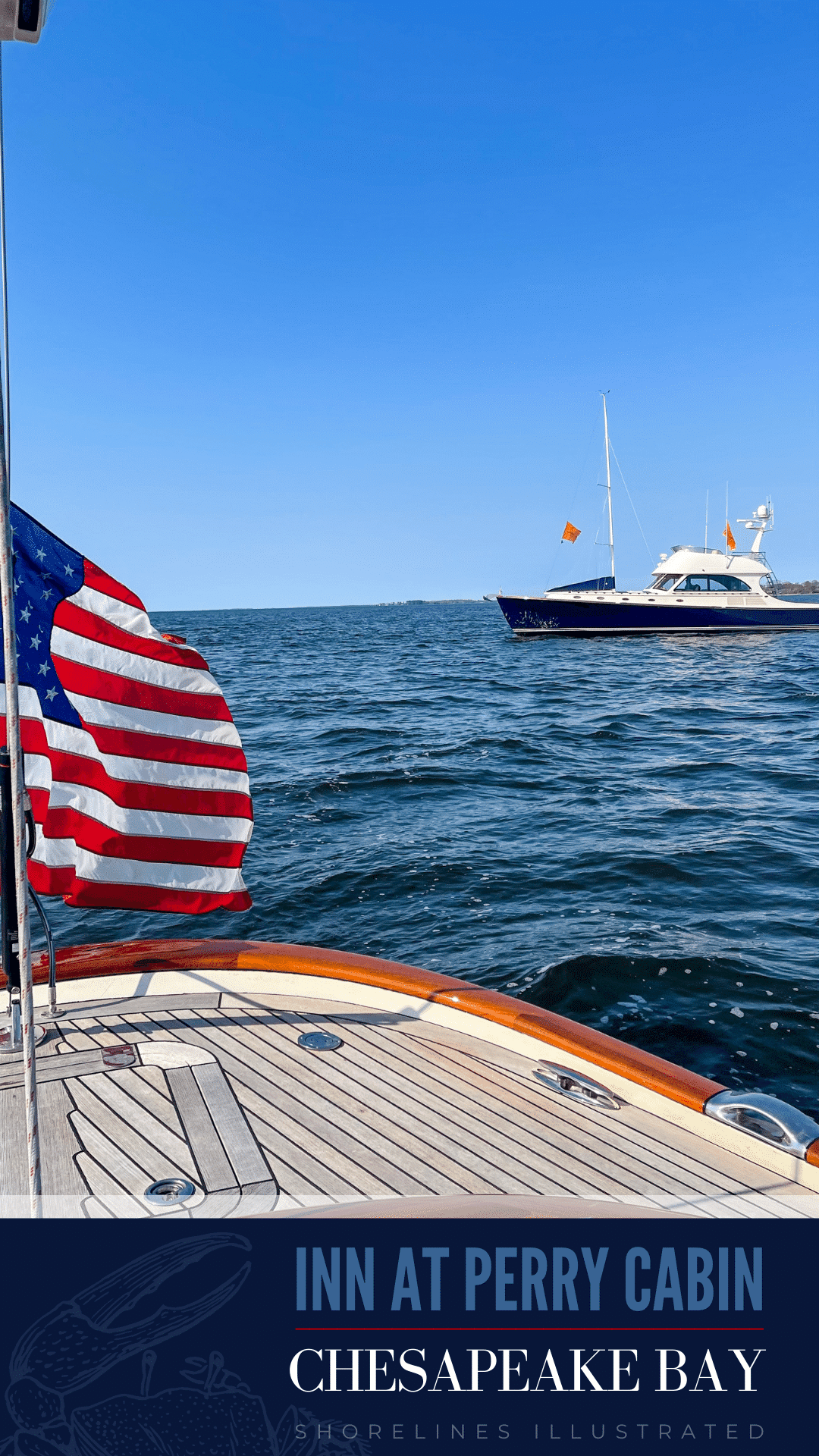 Sailing the Chesapeake Bay at the Inn at Perry Cabin in St Michaels, Maryland