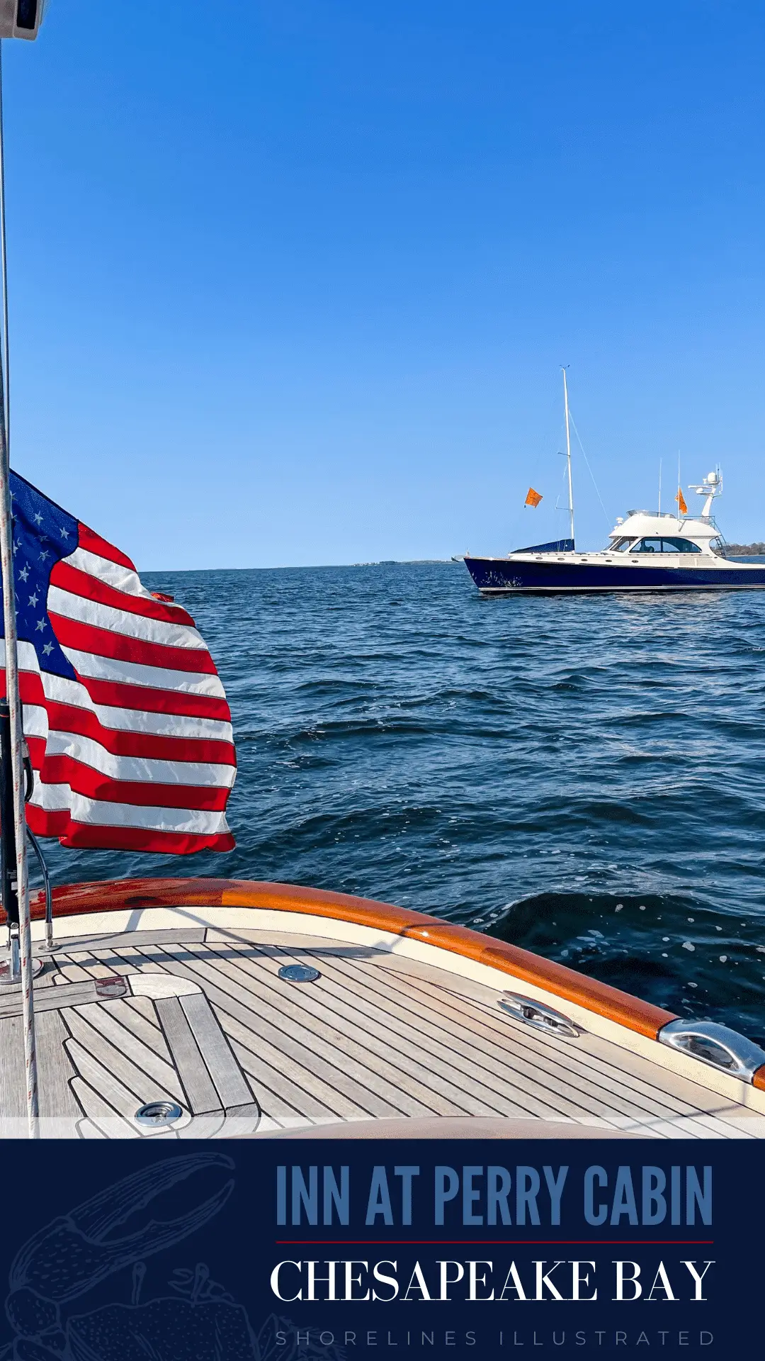 Sailing the Chesapeake Bay at the Inn at Perry Cabin in St Michaels, Maryland