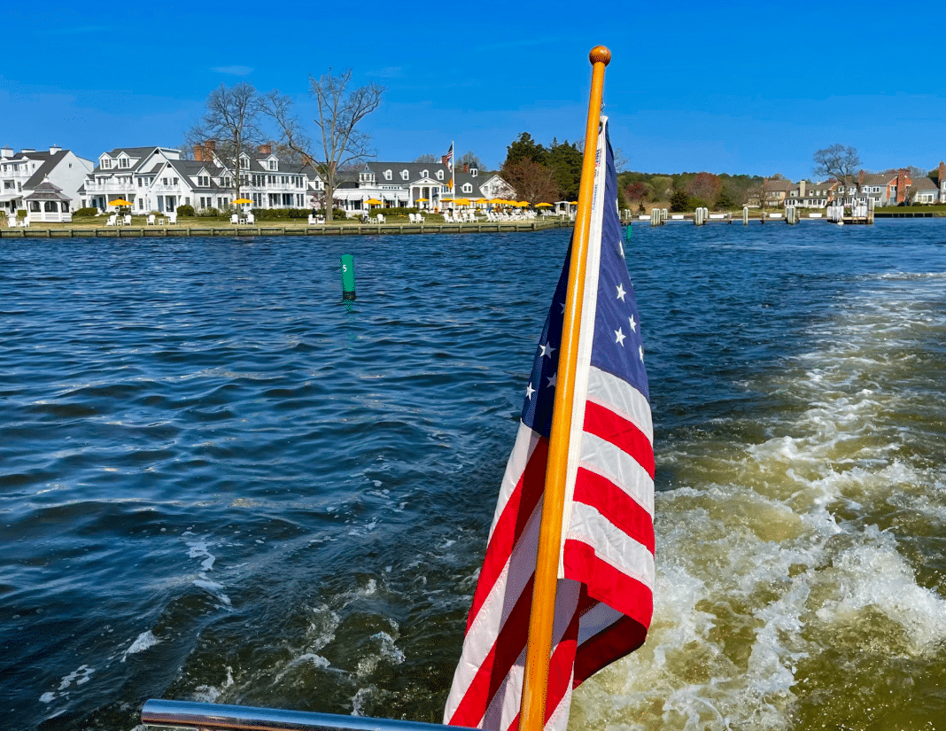 The historic Inn at Perry Cabin in St Michaels, MD welcomes their fleet home as another season on the Eastern Shore on the Chesapeake Bay begins