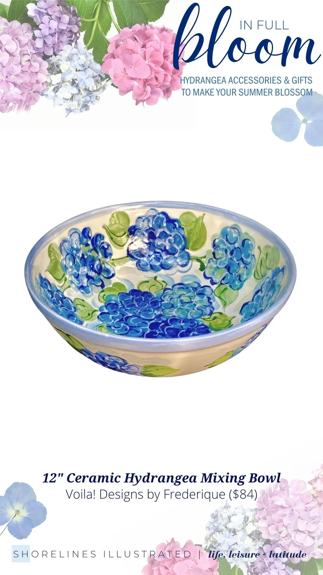 VOILA! by Frederique Hydrangea Bowl