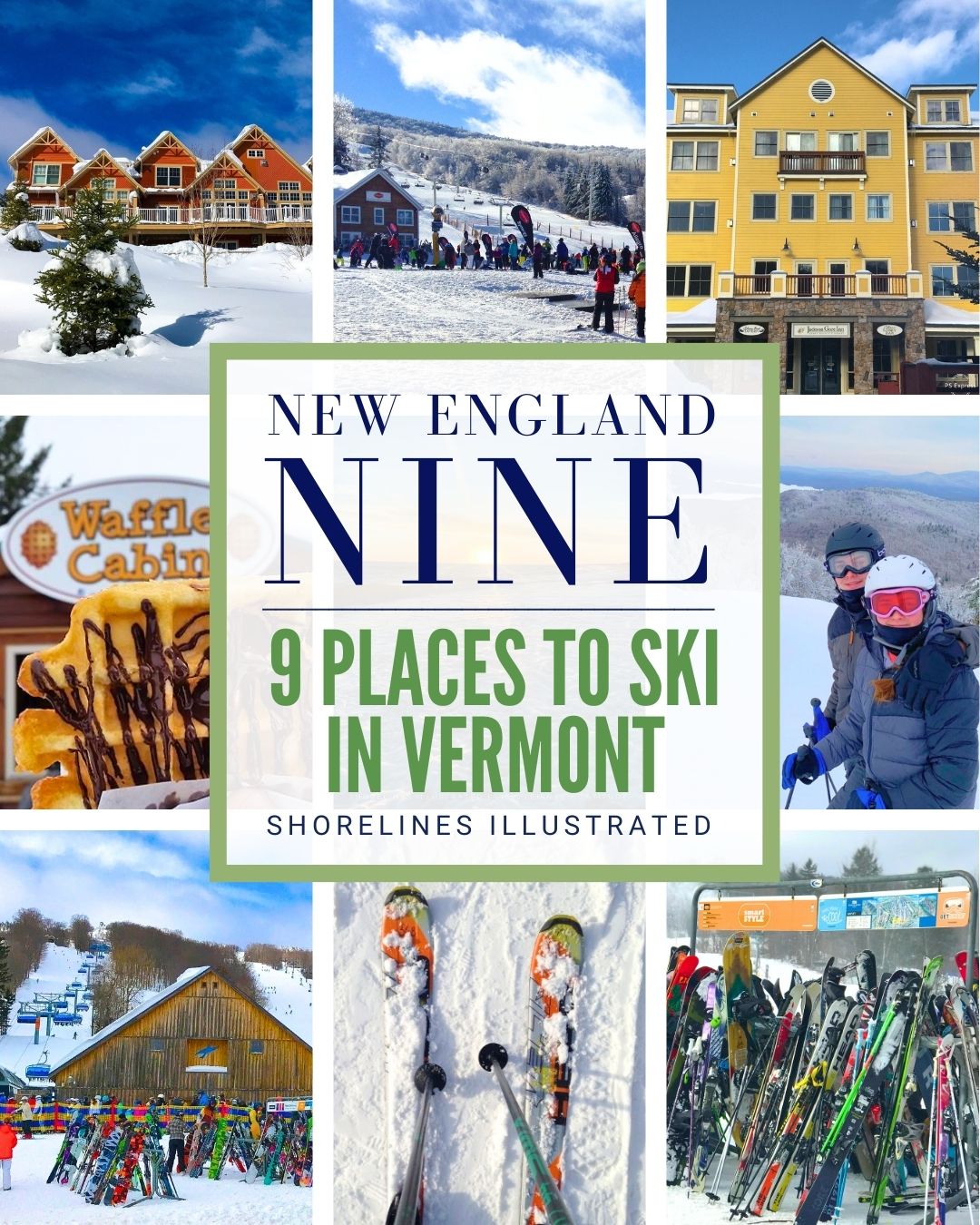 9 Places to Ski and Snowboard in Vermont - Shorelines Illustrated